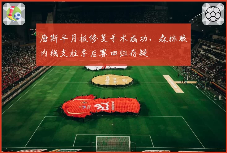 唐斯半月板修复手术成功,森林狼内线支柱季后赛回归存疑