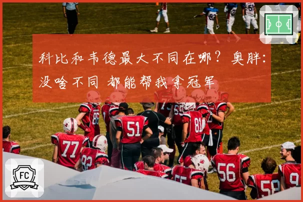 科比和韦德最大不同在哪？奥胖：没啥不同 都能帮我拿冠军